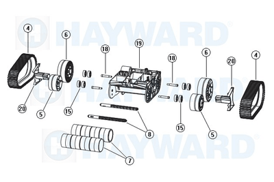 Hayward TracVac Suction Pool Cleaner