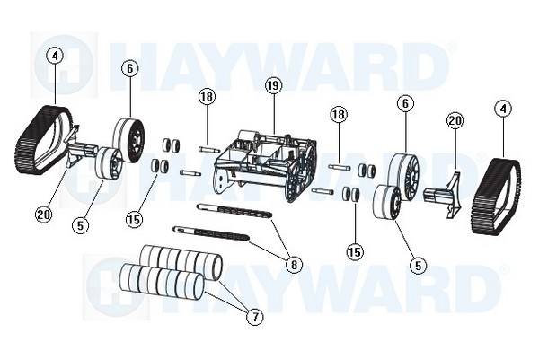 Hayward TracVac Suction Pool Cleaner
