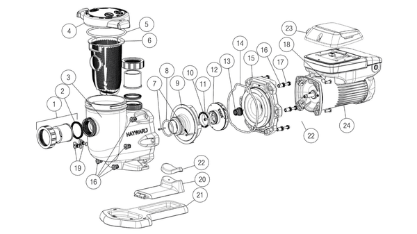 Hayward TriStar VS 2.70 THP Pump