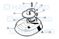 Hayward Wanda the Whale & Penguin Above-Ground Suction Pool Cleaner