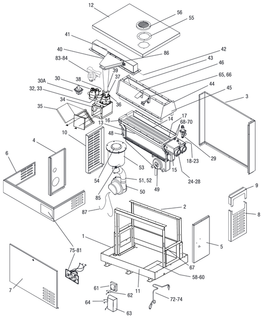 Jandy Hi-E2 Heater Replacement Parts