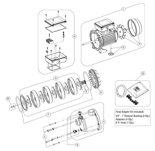 Pentair Boost-Rite Booster Pump Replacement Parts