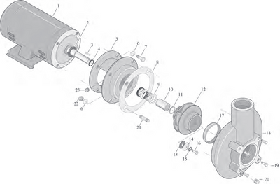 C & CC Series Centrifugal Pump (3 HP)