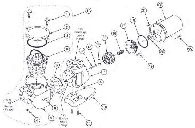 Pentair C Series High Performance Commercial Pump Replacement Parts - Aqua Pool Supply