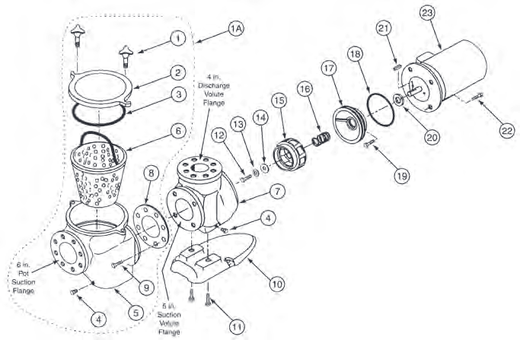 Pentair C Series High Performance Commercial Pump Replacement Parts