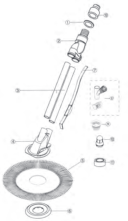 Kreepy Krauly E-Z Vac Above Ground Cleaner