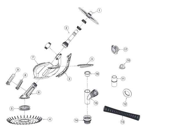 Kreepy Krauly Kruiser Suction-Side Cleaner