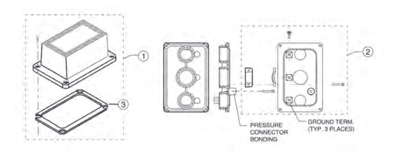 Pentair Light Junction Box and Fountain Fixture Replacement Parts - Aqua Pool Supply