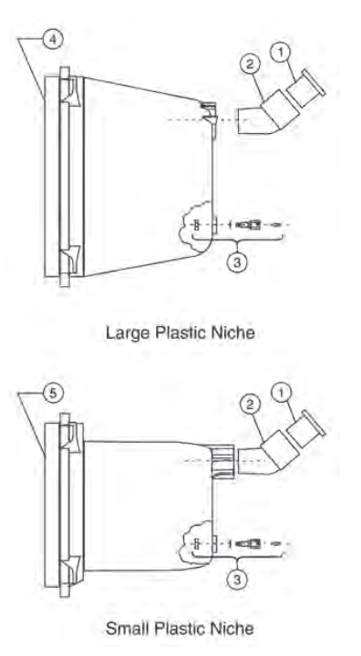 Plastic Concrete Light Niche