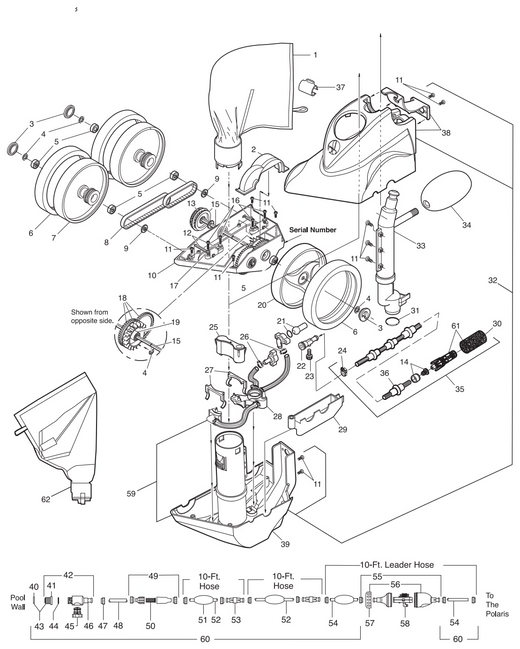 Polaris TR35P Replacement Parts