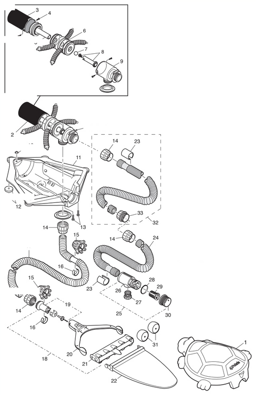 Polaris Turbo Turtle Replacement Parts