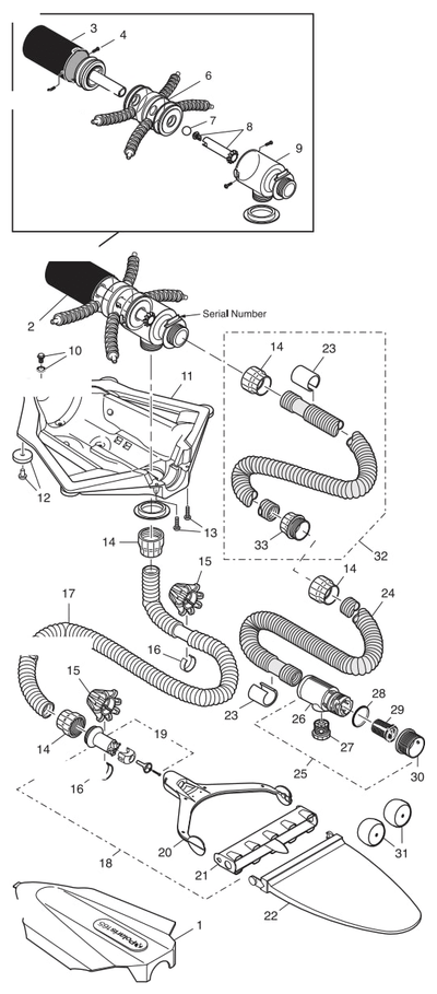 Vac-Sweep 165 Suction Pool Cleaner