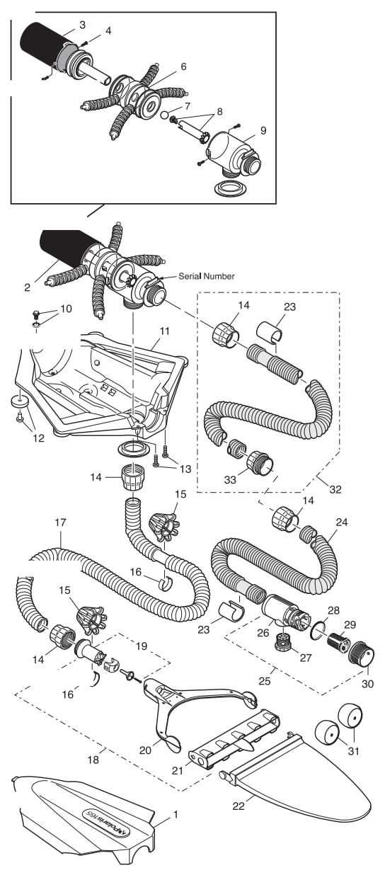Polaris Vac-Sweep 165 Suction Pool Cleaner