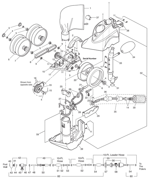 Polaris Vac-Sweep 380 Replacement Parts