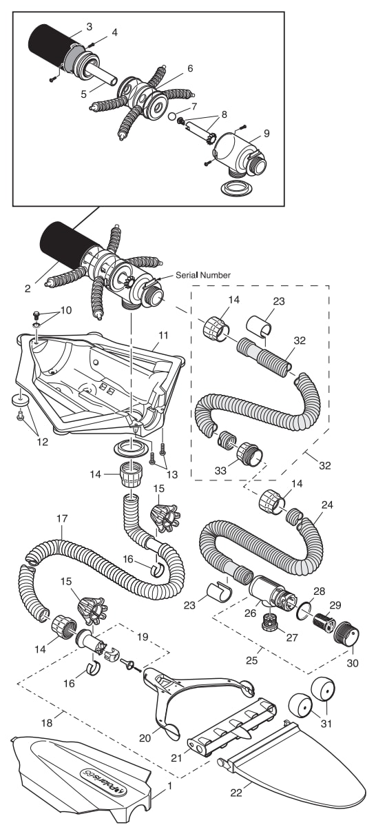 Polaris Vac-Sweep 65 Suction Pool Cleaner
