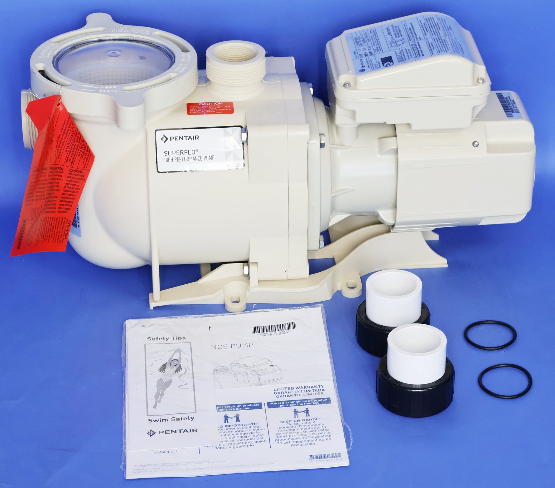 Pentair SuperFlo 1.1 THP TEFC Single Speed Pump EC-348190