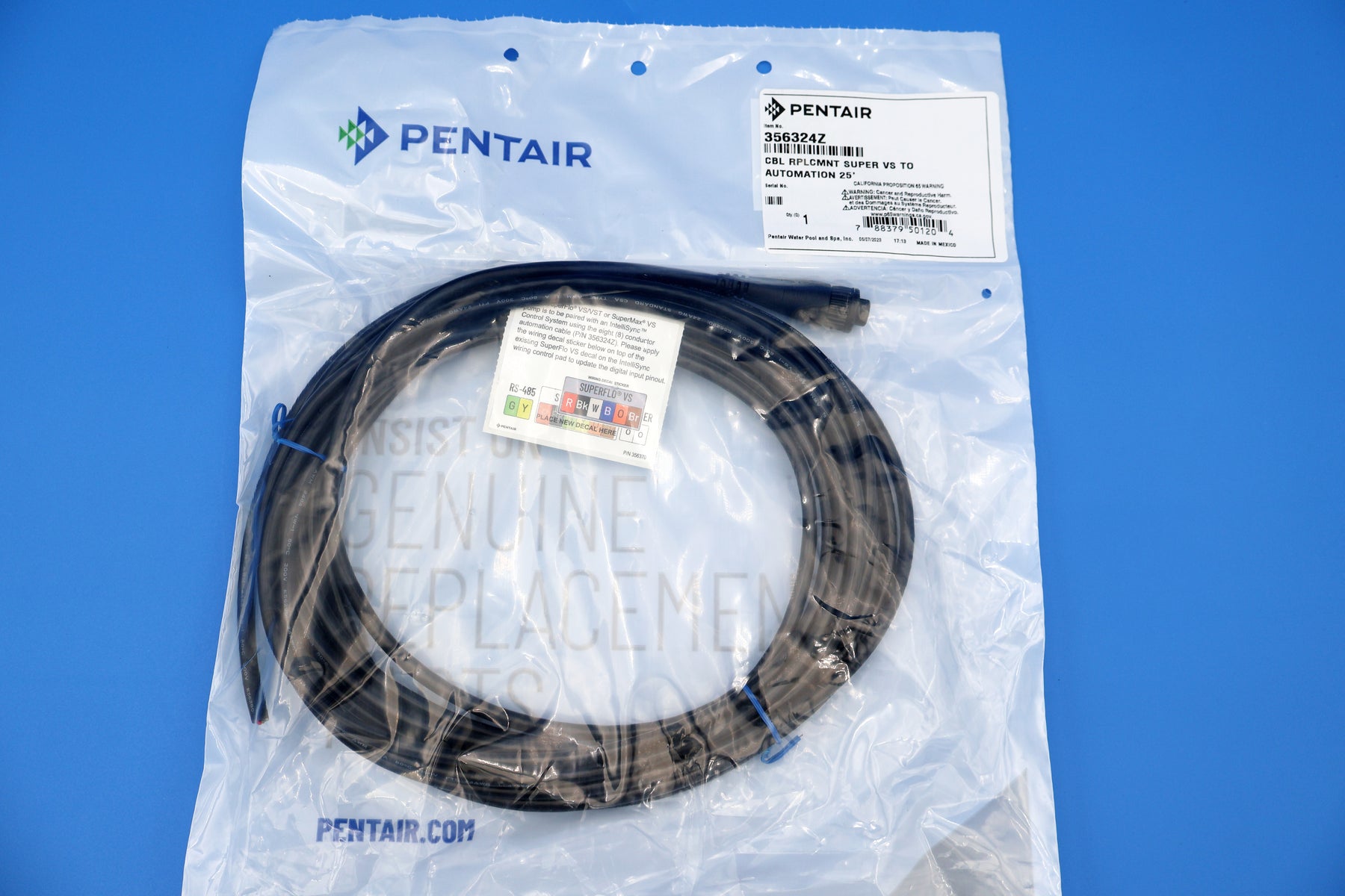 Pentair SuperFlo Digital Input Kit (25 Ft.) 356324Z