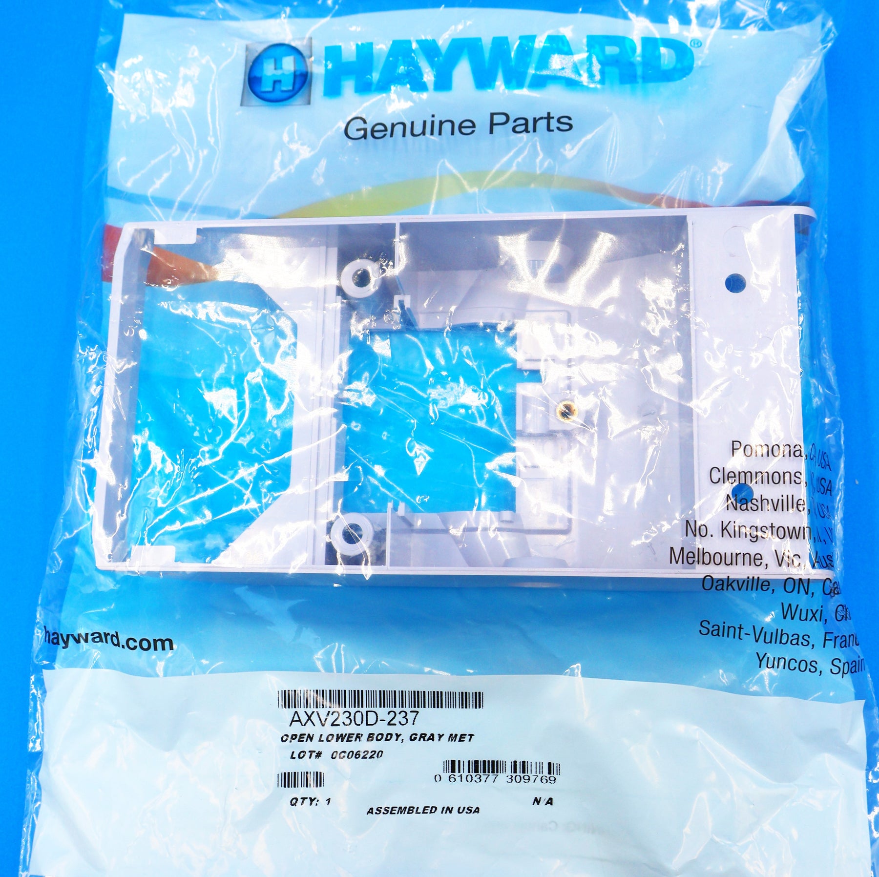 Hayward Open Lower Body for PoolVac and Navigator V-Flex AXV230D-237