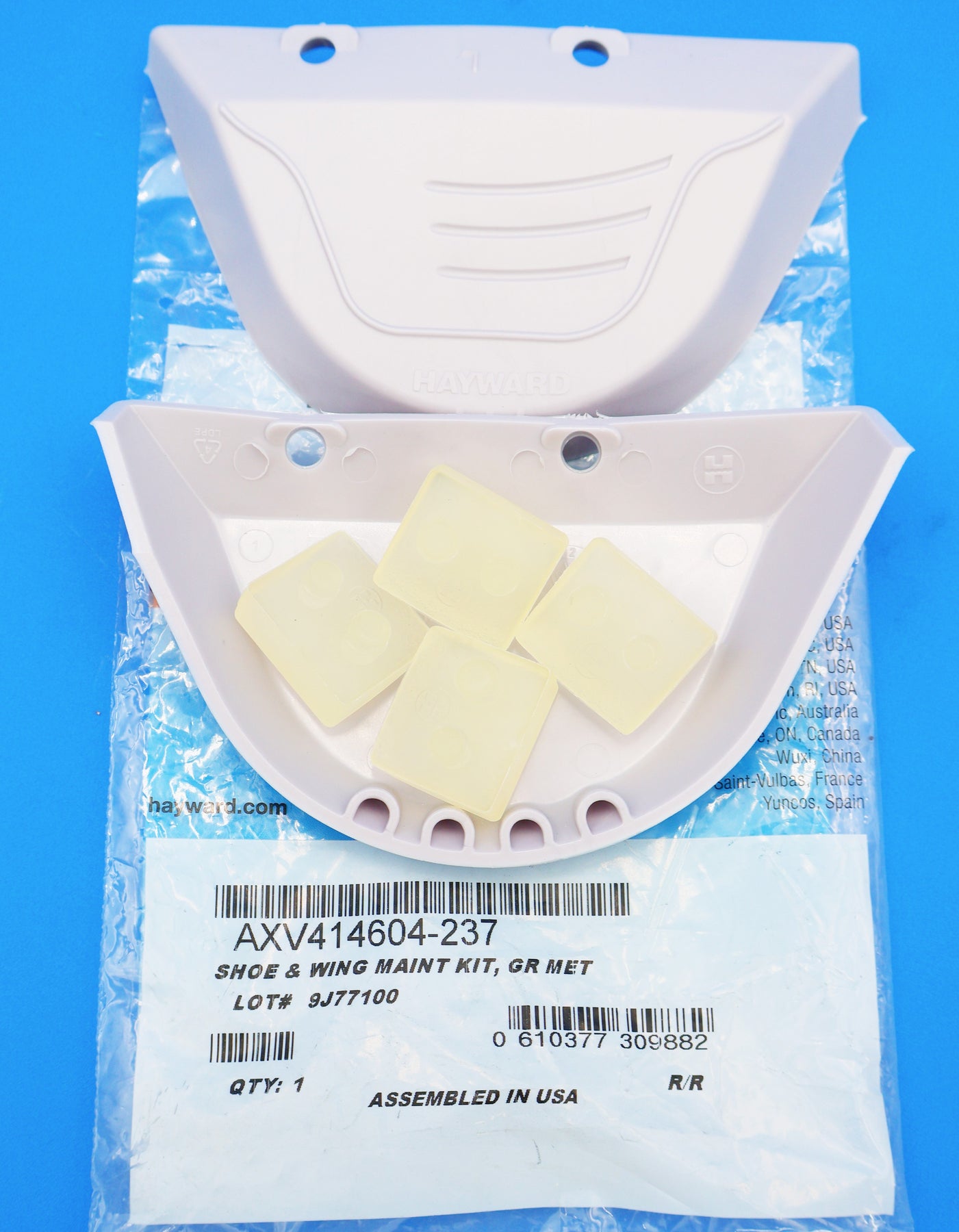 Wing & Pod Shoe Kit AXV414604WHP For Hayward Navigator Pool Cleaner | Replacement Parts For Vacuum