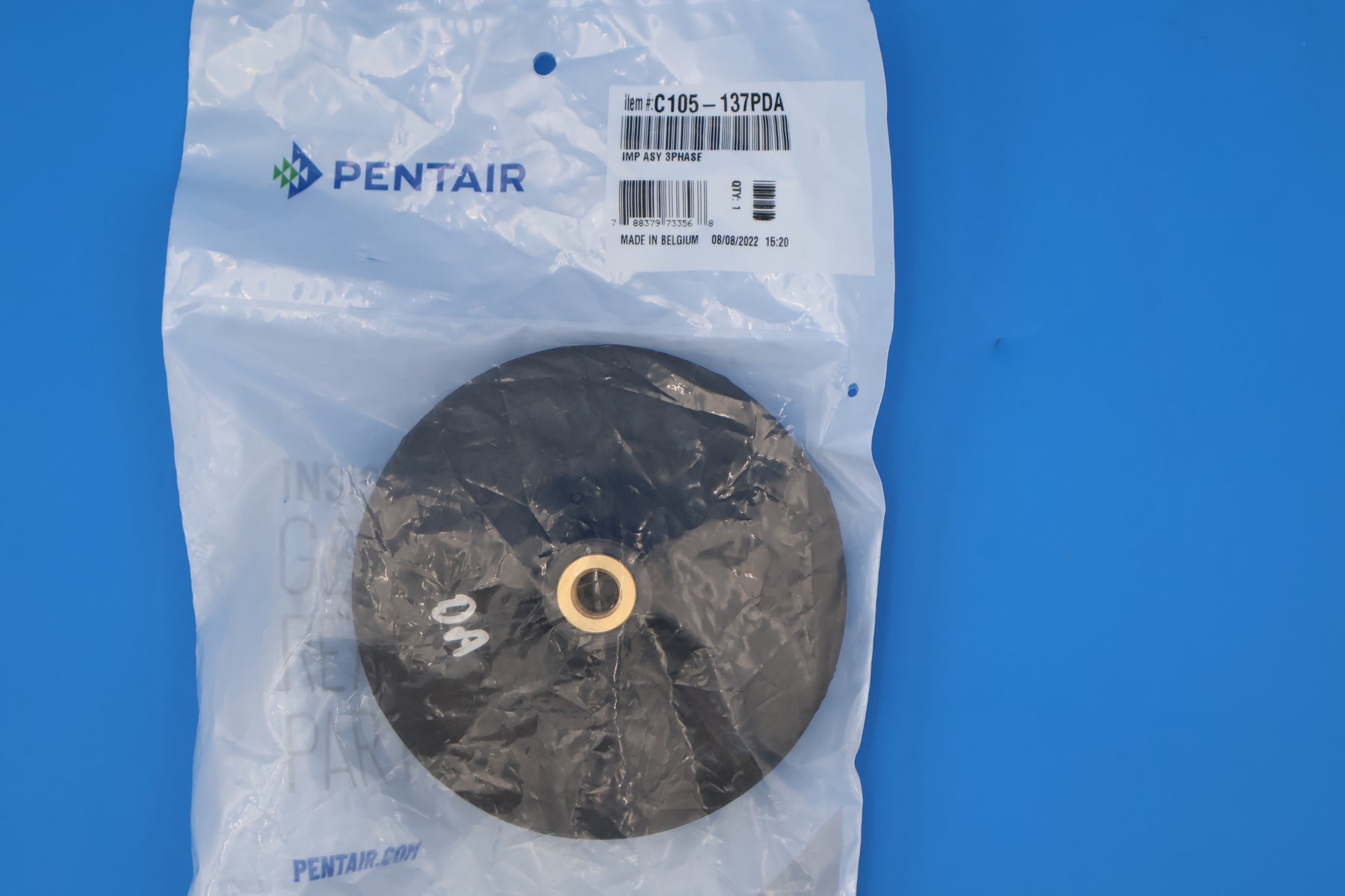 Pentair Impeller Assembly 2HP C105-137PDA