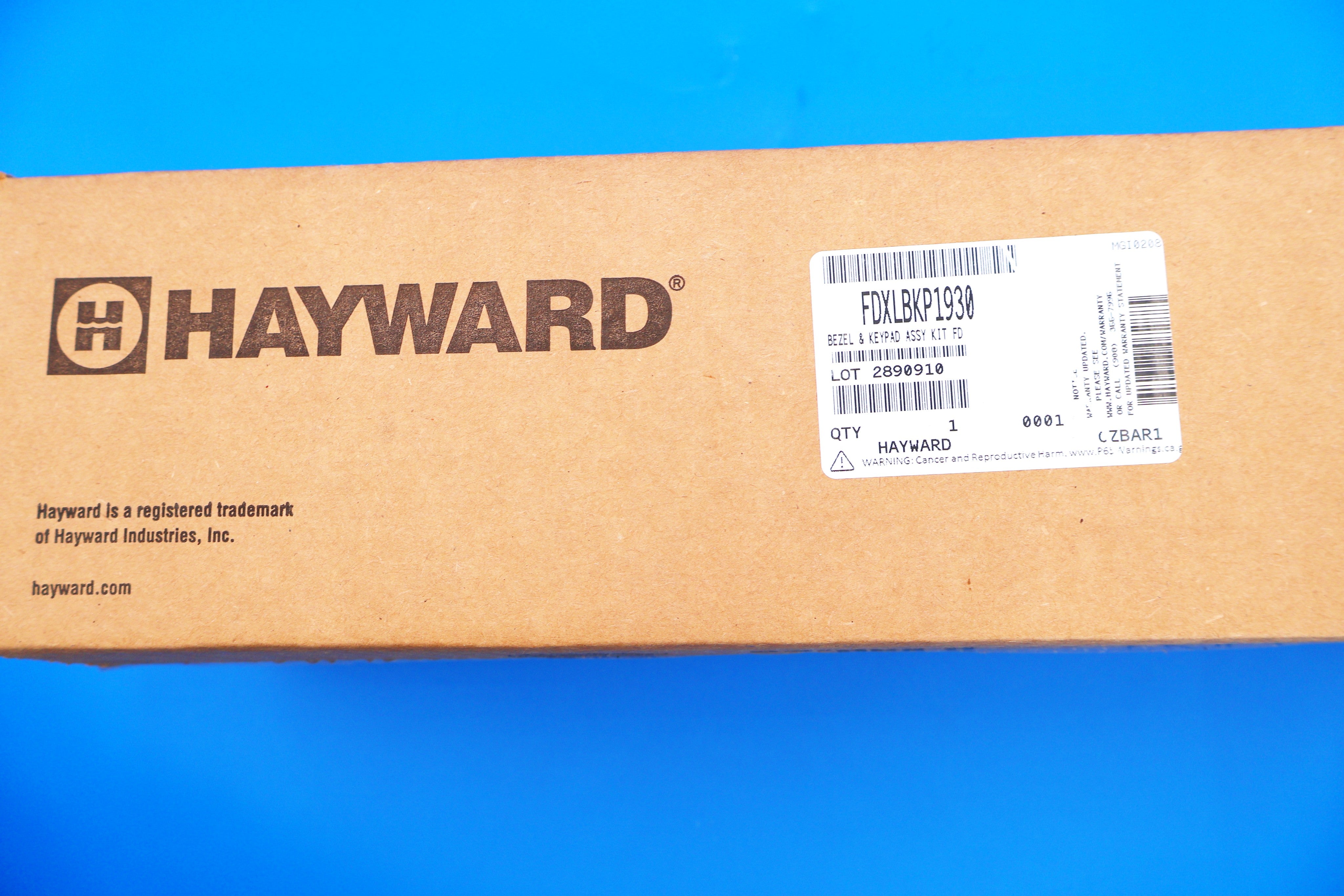 Hayward FS Heater Keypad & Bezel FDXLBKP1930