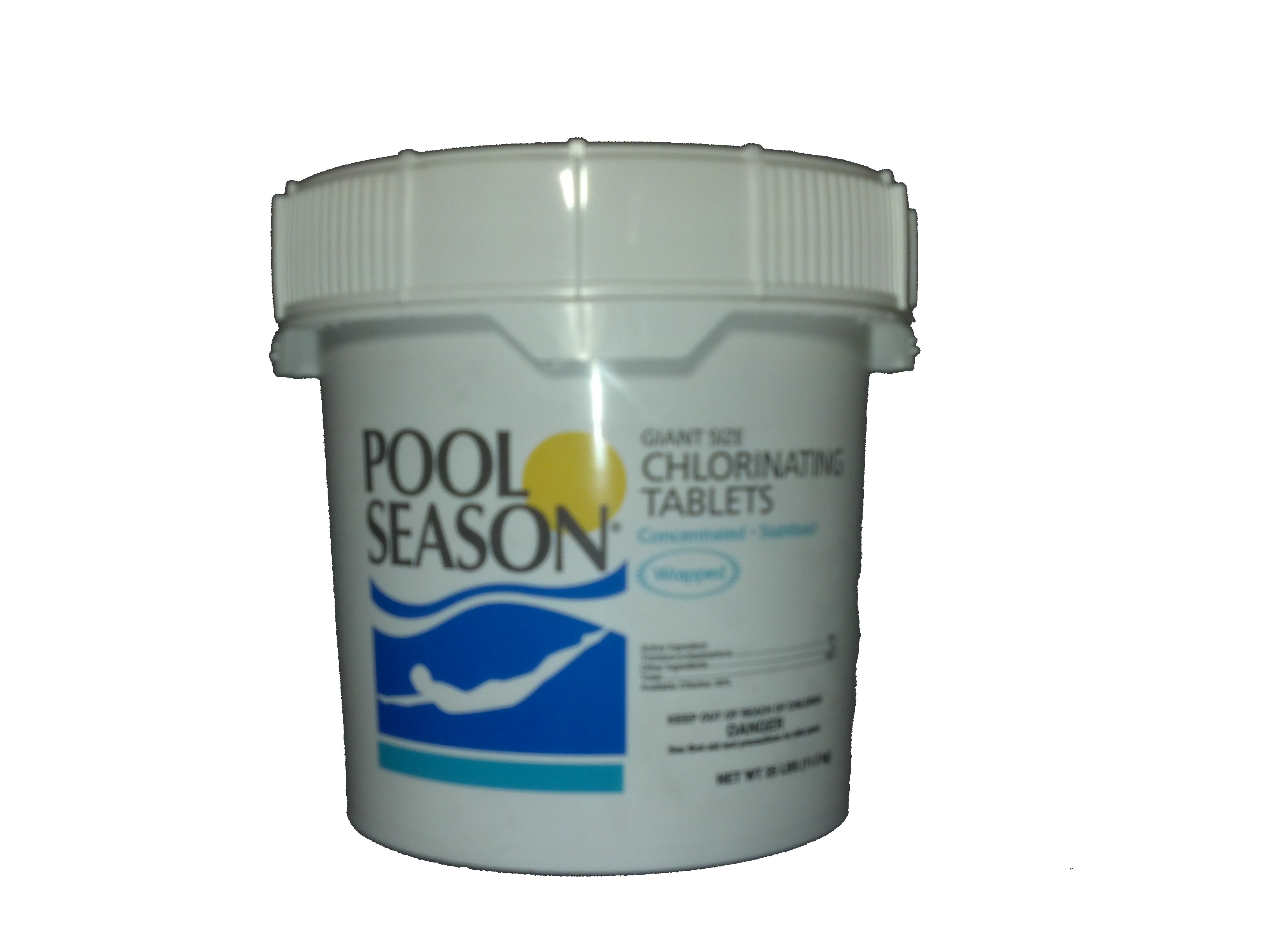 Pool Season 47251270 25 lbs 3" Giant Size Chlorinating Wrapped Tablets