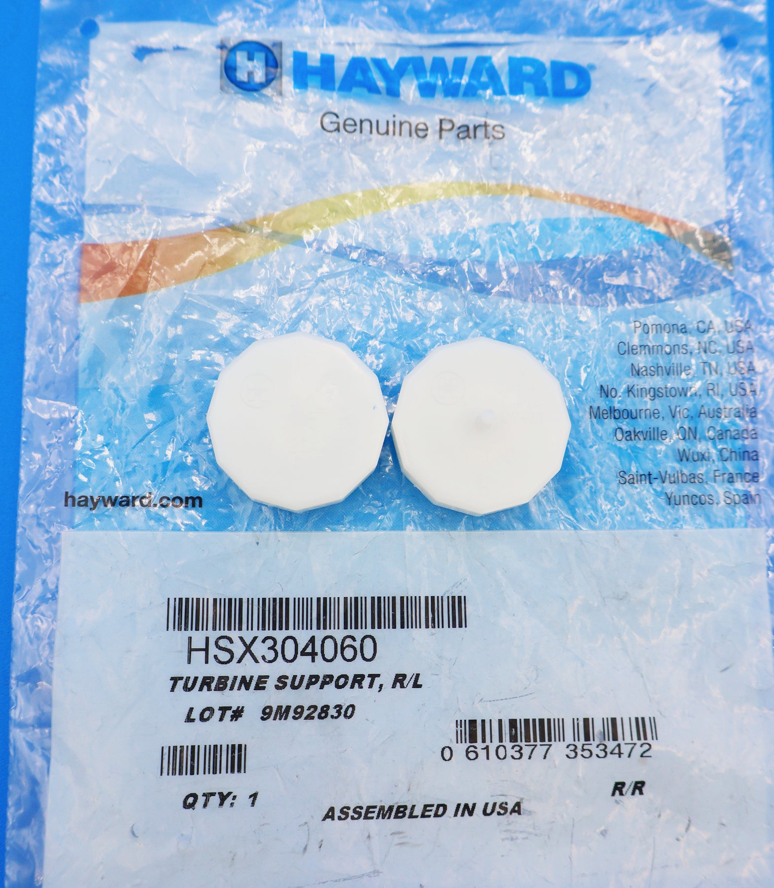 Hayward 2-Pack Turbine Shaft Retainer for PoolVac and Navigator V-Flex HSX304060