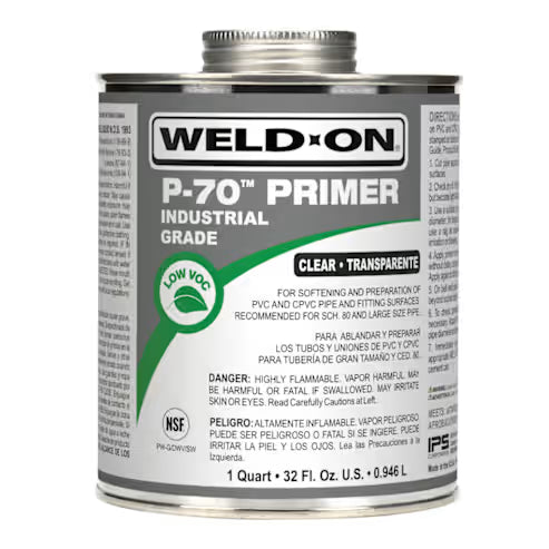 IPS PVC Primer P70 Clear Pint | IPSP70CPT