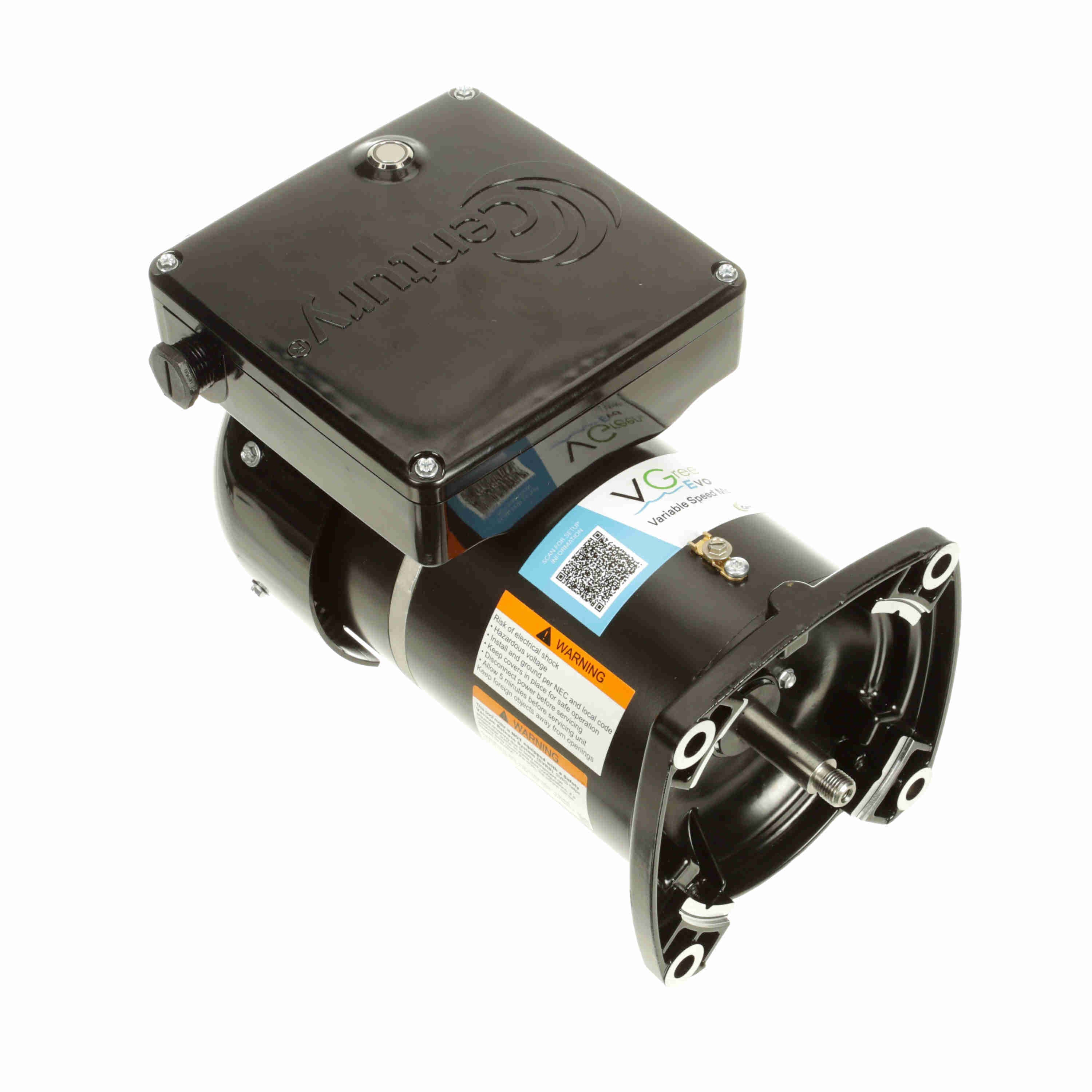 Century Vgreen EVQ165 Variable Speed Pool Pump 48Y TEFC Motor 1.65HP 115/230V 1 Ph 50Hz