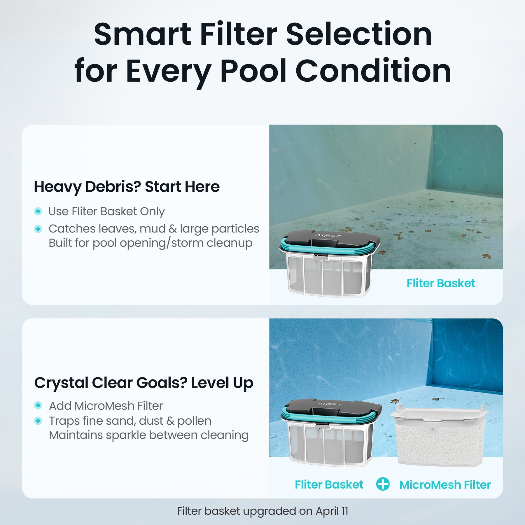 Aiper Scuba N1 Max Cordless Robotic Pool Cleaner 850075054046 - Robotic Cleaner - img - 7