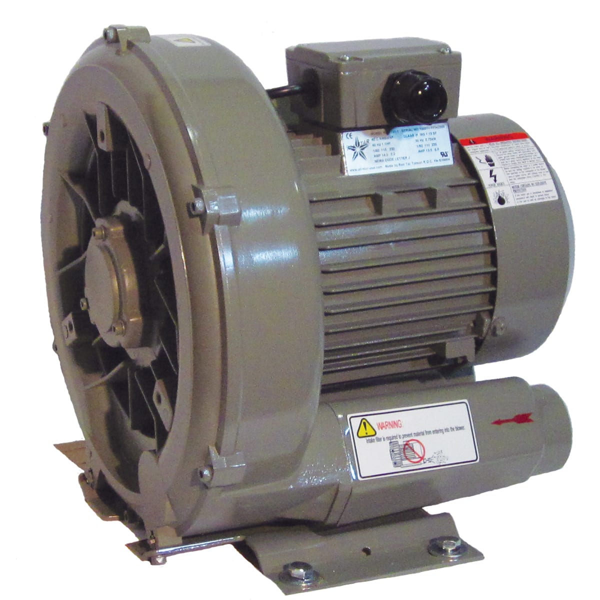 Air Supply 1 Hp Commercial Blower 240V Single Phase | RBH3 - 101 - 1 - Air Blower - img - 1