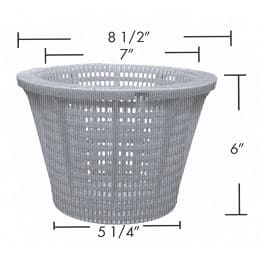 Aladdin American Skimmer S - 20 Basket, White | B - 200 - Skimmer Baskets - img - 1