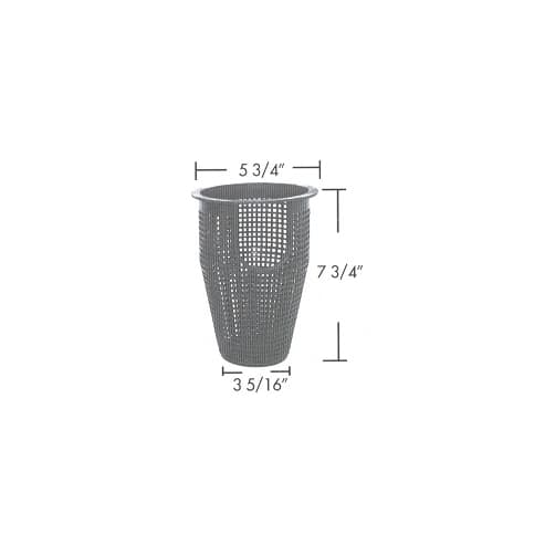 Aladdin Pentair Whisperflo Strainer Basket | B - 199 - Pump Parts - img - 1