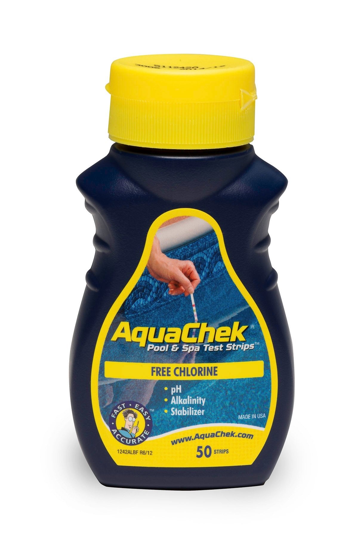 AquaChek 4 Way Chlorine Test Strips 50 Count 511242A - Chemical Testing - img-1
