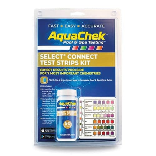 AquaChek Select Connect 7 - in - 1 Test Strips w/ Photo Capture App, 50/Pack | 541604APP - Chemical Testing - img - 1