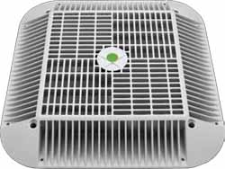 Aquastar 16" Square Anti - Entrapment Suction Outlet Cover, White | 1216101 - Drains - img - 1