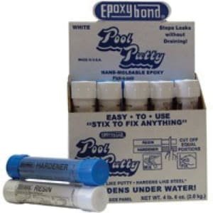 Atlas Minerals 2 - Part Pool Putty, White, 14 oz | 530318 - Miscellaneous - img - 1
