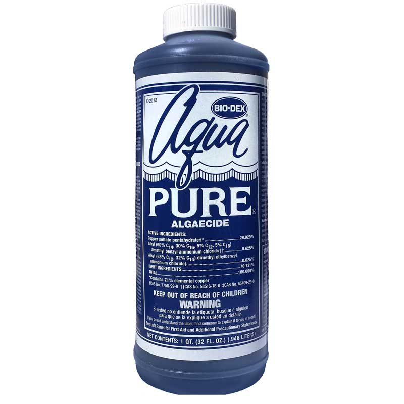 Bio - Dex Aqua Pure Algaecide 32 fl oz Bottle | AP132 - Chems - img - 1