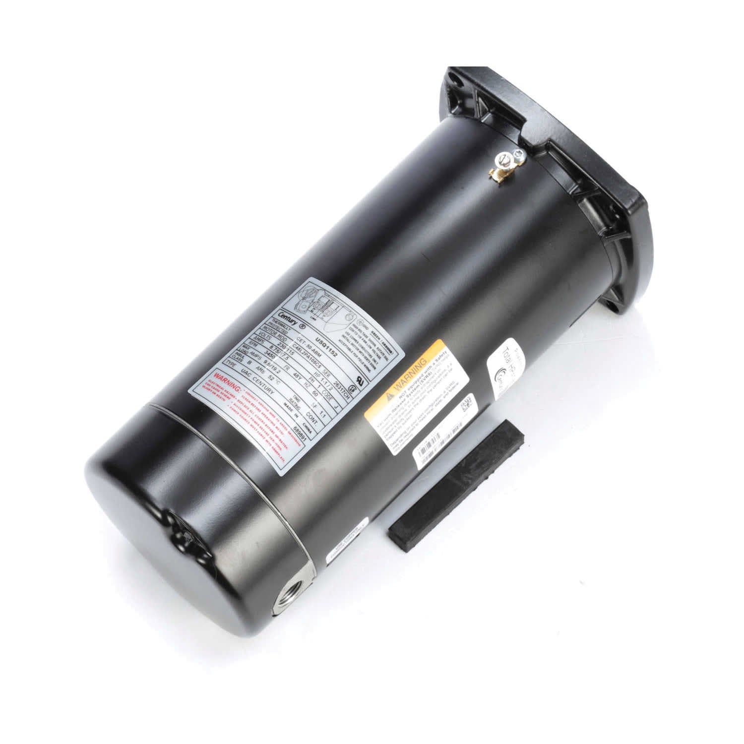 Century Pool Pump Motor, Square Flange, 1.5HP 48Y | USQ1152 - Pool Pump Motors - img - 1