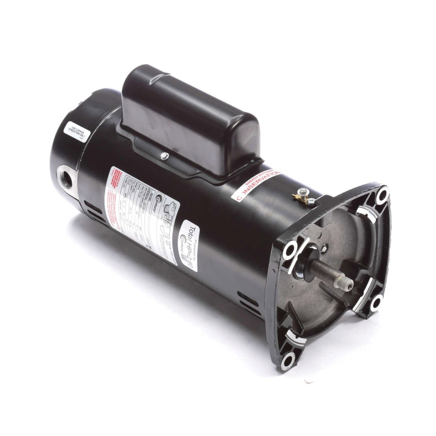 Century Pool Pump Motor Square Flange 2HP 1 - Speed 230V 48Y Frame | SQ1202 - Pool Pump Motors - img - 1