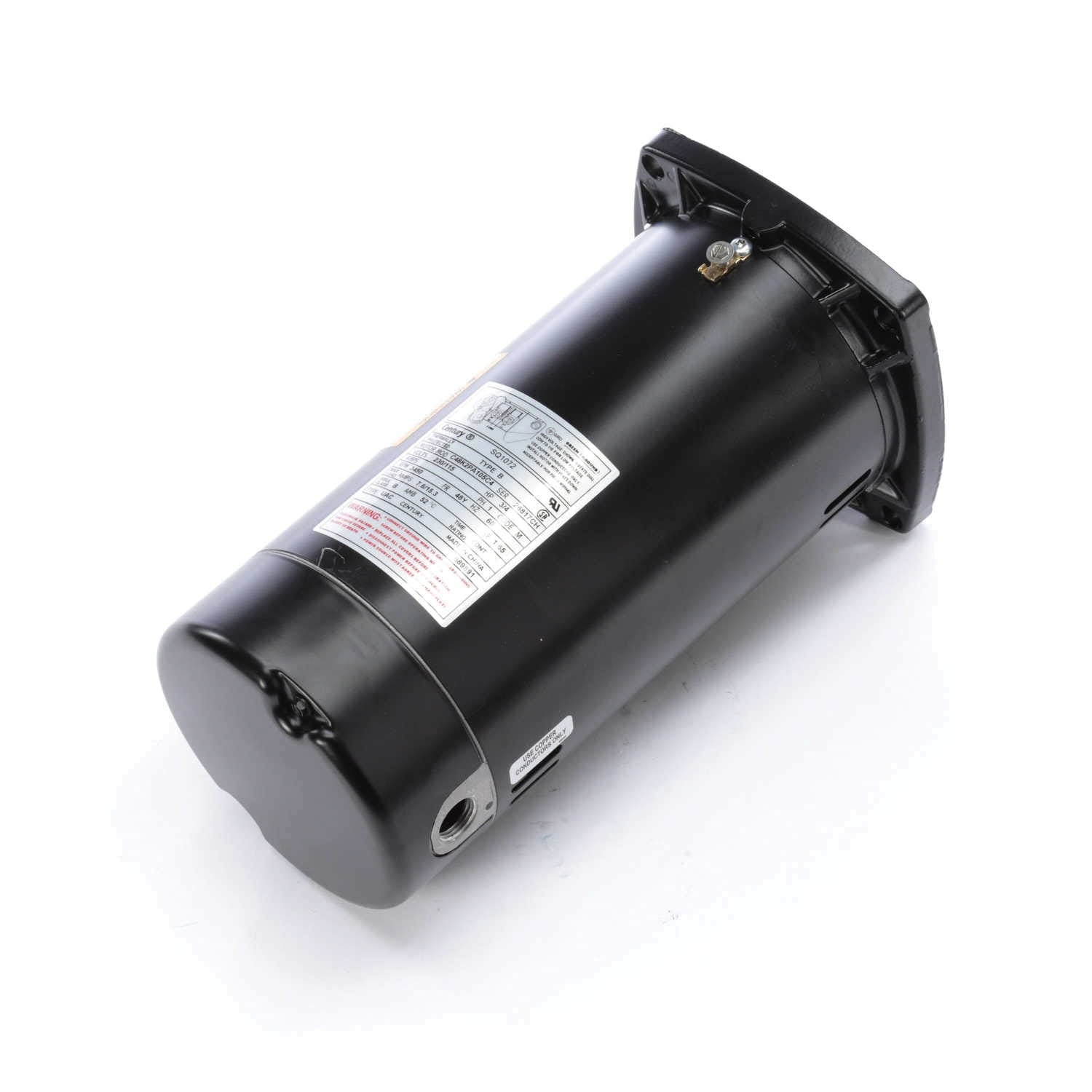 Century Pool Pump Motor Square Flange 3/4HP 115/230V 48Y Frame | SQ1072 - Pool Pump Motors - img - 1