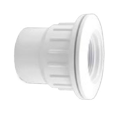 CMP Fiberglass Wall Fitting, 1 - 1/2" Socket x 2" Spigot, 1 - 1/2" FIP, White | 25523 - 500 - 000 - Miscellaneous - img - 1