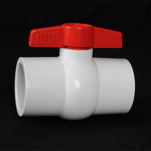 Hayward 2" Socket Compact PVC Ball Valve, White | QVC1020SSEW - Plumbing - img - 1