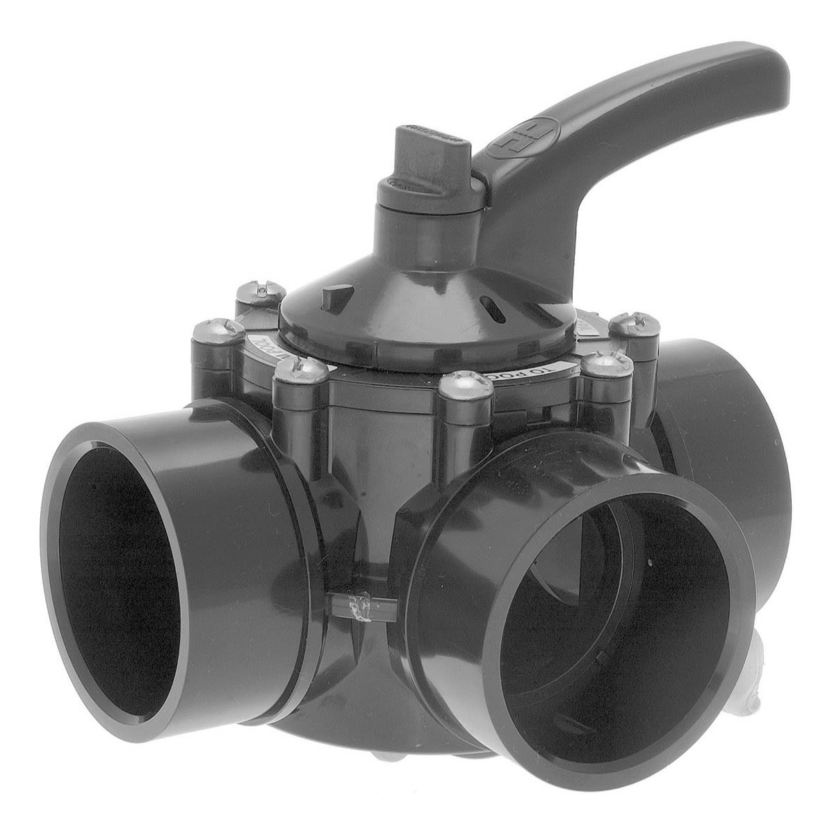 Hayward 3 - Way PVC Diverter Valve | PSV3SDGR - Plumbing Valves - img - 1