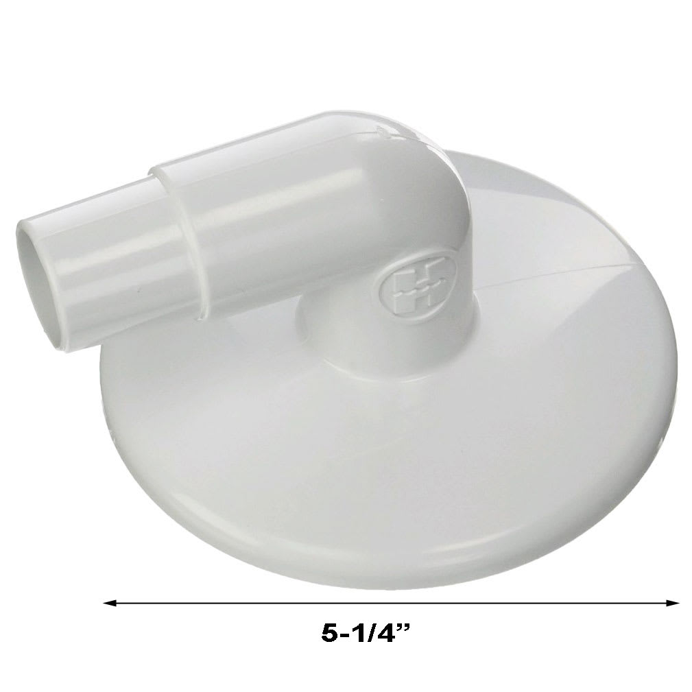 Hayward 5 - 1/2" Skimmer Vac Plate with 1 ¼” x 1 ½” Combo Hose Elbow | SP1094D - Skimmer Parts - img - 1