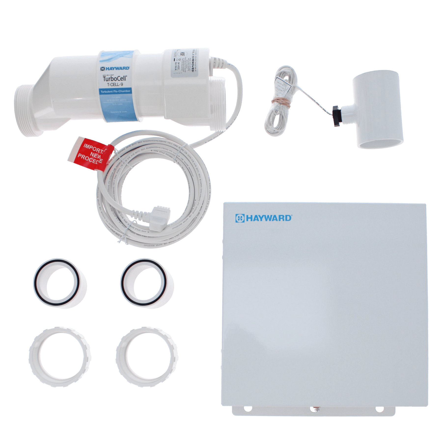 Hayward AquaRite Salt Chlorinator w/TurboCell 25,000 gal | W3AQR9 - Salt Chlorine Generation - img - 1