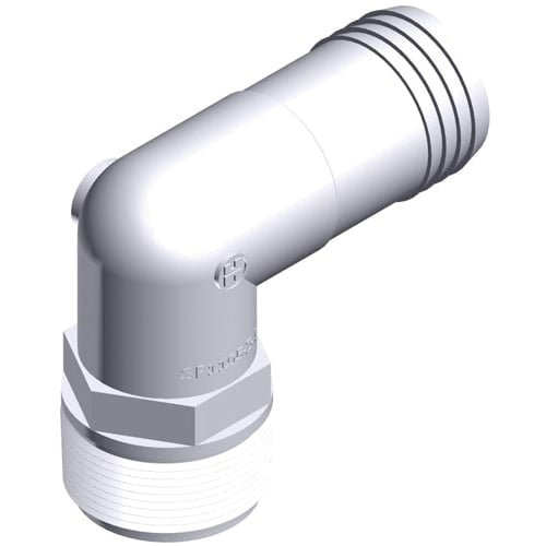 Hayward Chemical Feeder 1 - 1/2 MPT x 1 - 1/2" Barbed Elbow Hose | SPX1105Z4 - Hayward - img - 1