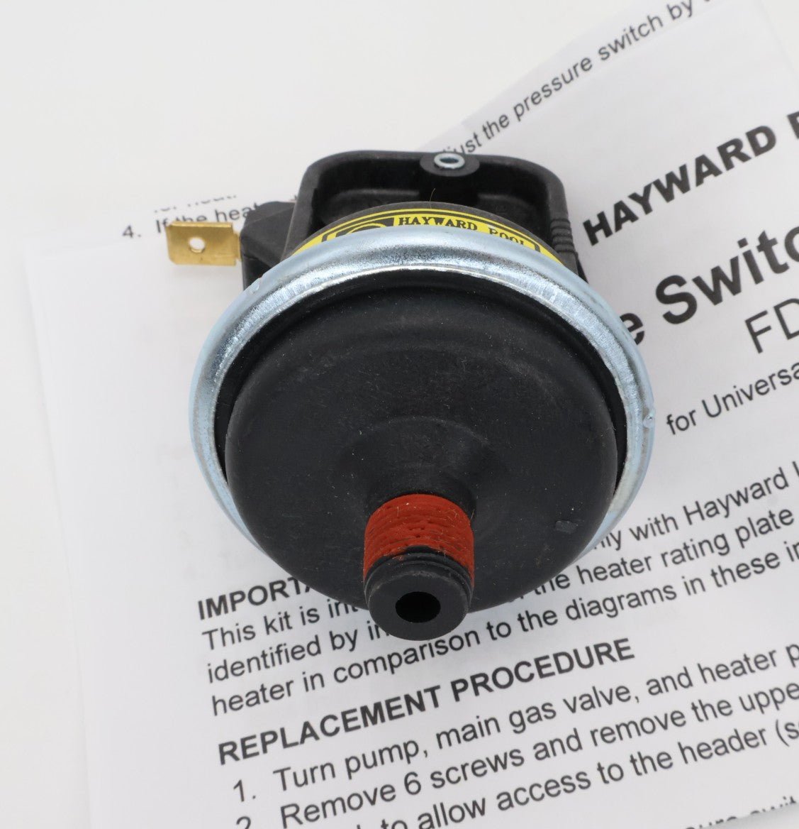 Hayward H - Series Heater Water Pressure Switch FDXLWPS1930 - Heater Parts - img - 3