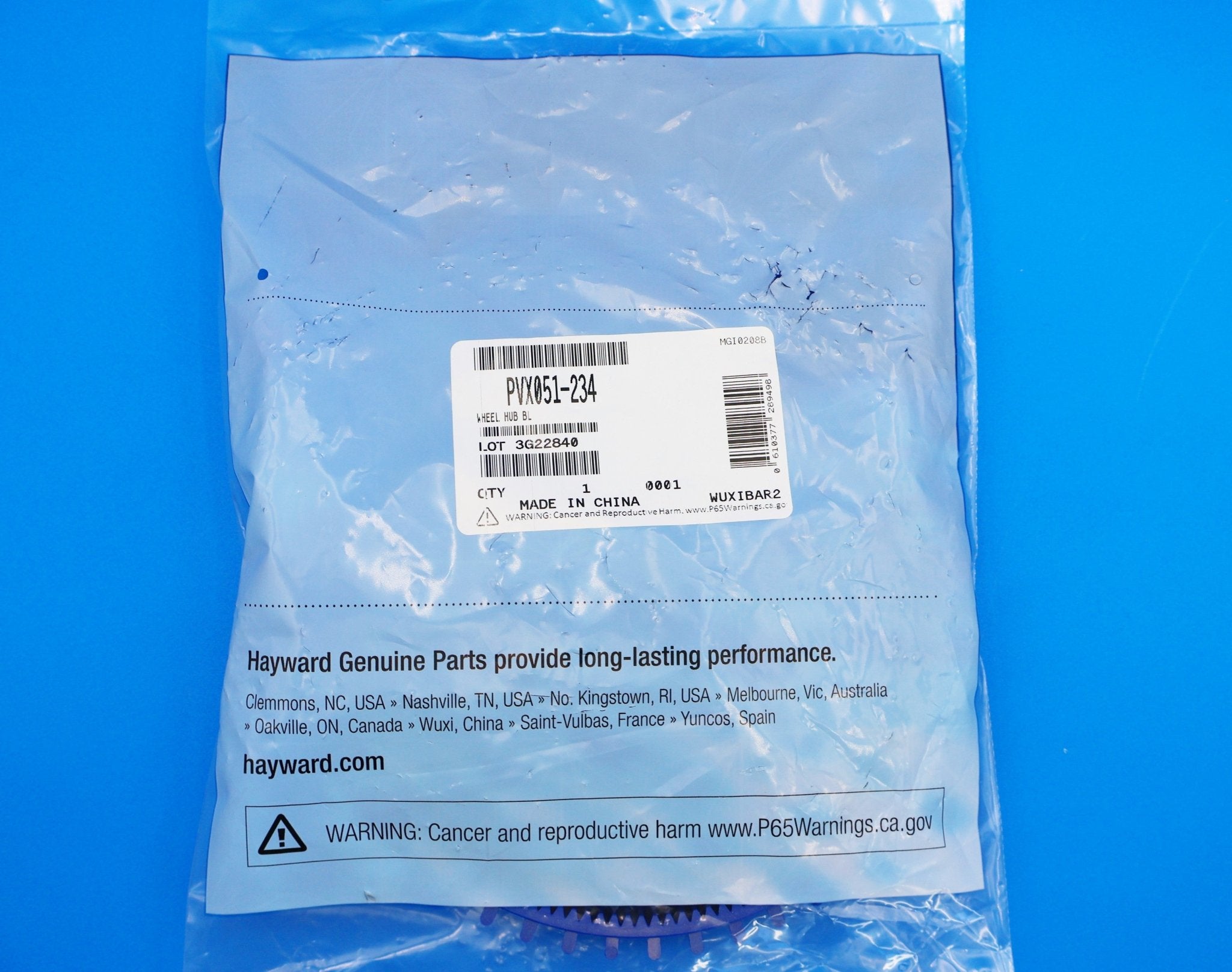 Hayward Phoenix Wheel Hub Replacement PVX051 - 234 - Cleaner Parts - img - 5