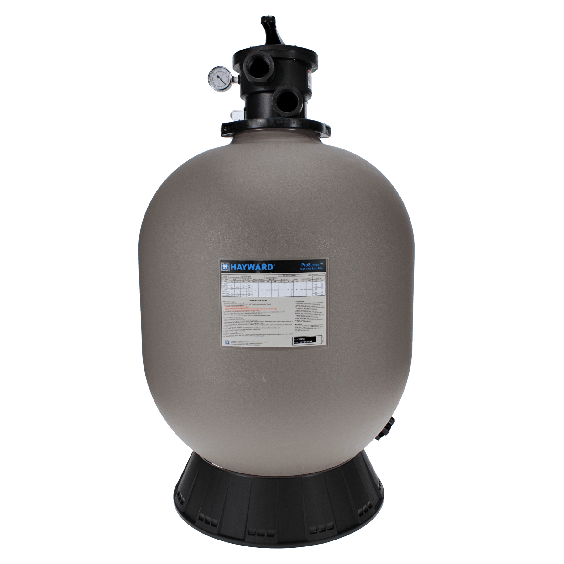 Hayward ProSeries 24" Sand Filter Top Mount | W3S244T - Hayward - img - 1